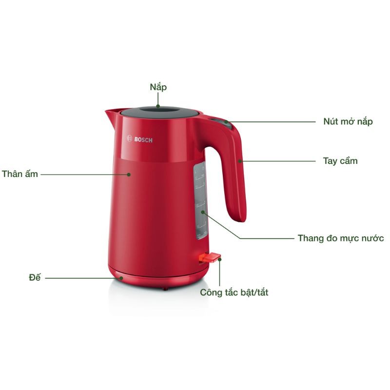 Ấm đun nước Bosch TWK2M164 - Ảnh 2