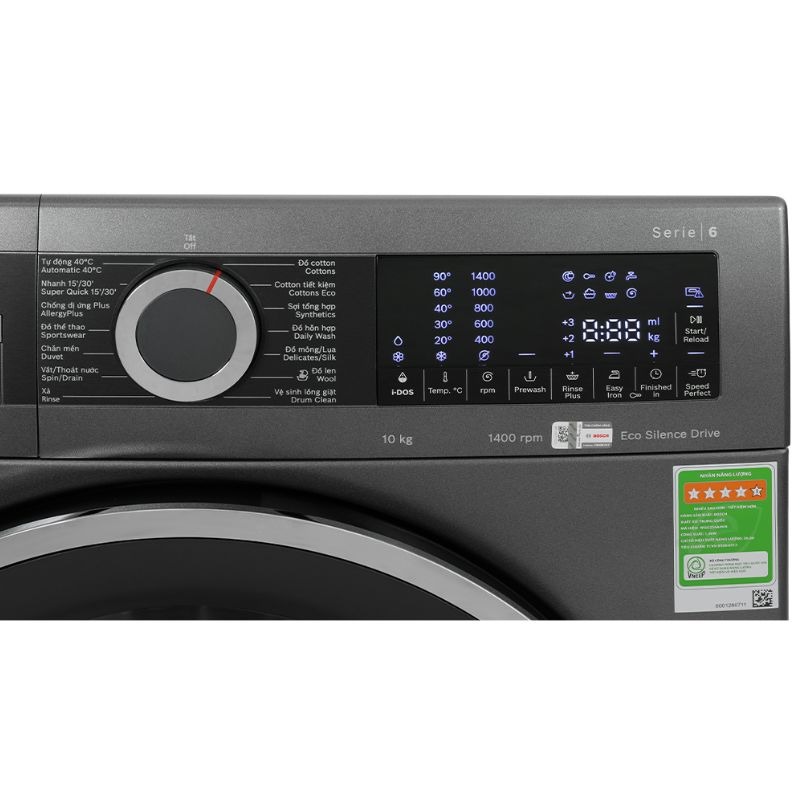 Máy giặt Bosch 10kg WGG254A0VN cửa trước - Ảnh 6