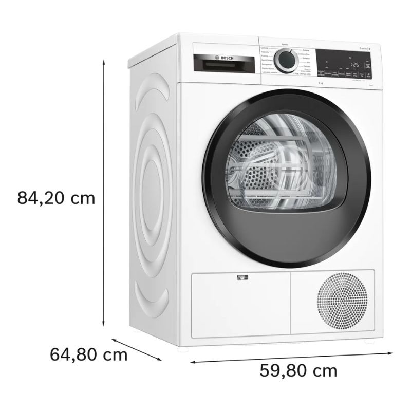 Máy sấy bơm nhiệt Bosch 8 kg WQG23100IT Serie 6 - Ảnh 3