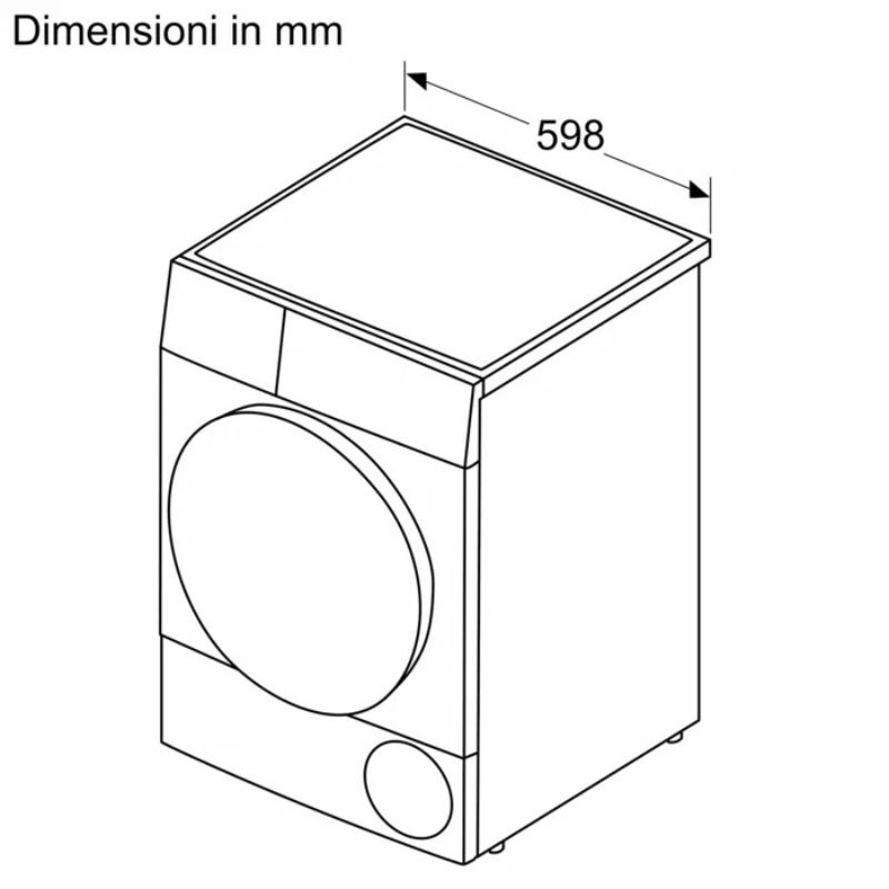 Máy sấy bơm nhiệt Bosch 8 kg WQG23100IT Serie 6 - Ảnh 5
