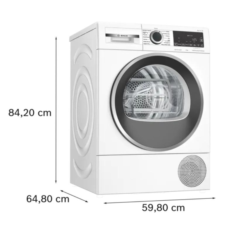 Máy sấy bơm nhiệt Bosch 8 kg WQG235A0IT Serie 6 - Ảnh 2