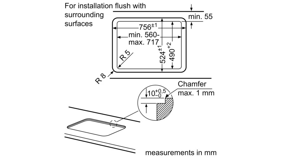 Bếp gas Bosch PPQ7A6B90 Serie 6 - 5 vùng nấu - Ảnh 5