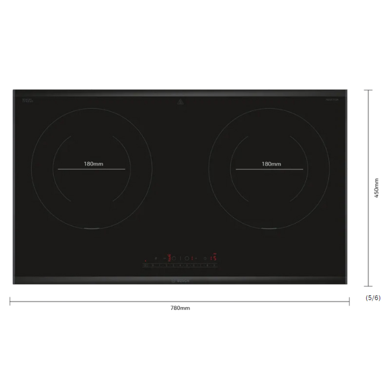 Bếp từ âm 2 vùng nấu Bosch PPI8256XVN