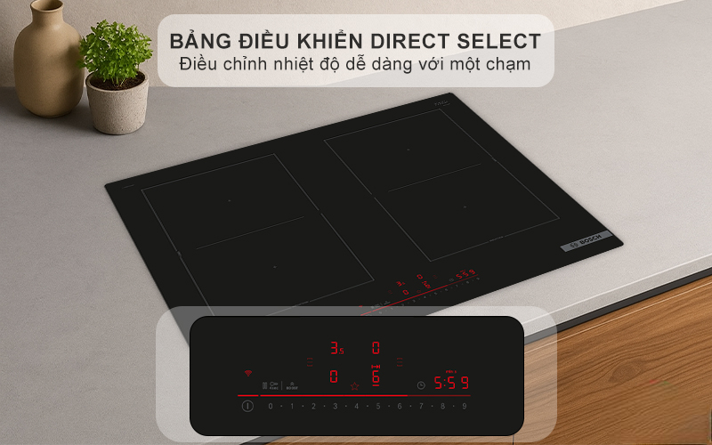 Bếp từ âm Bosch PVQ61RHB1E SERIE 6 - Liên kết vùng - Ảnh 5