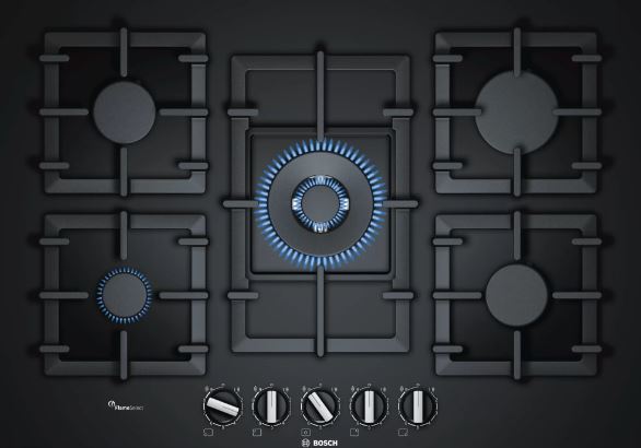 Bếp gas Bosch PPQ7A6B90 Serie 6 - 5 vùng nấu