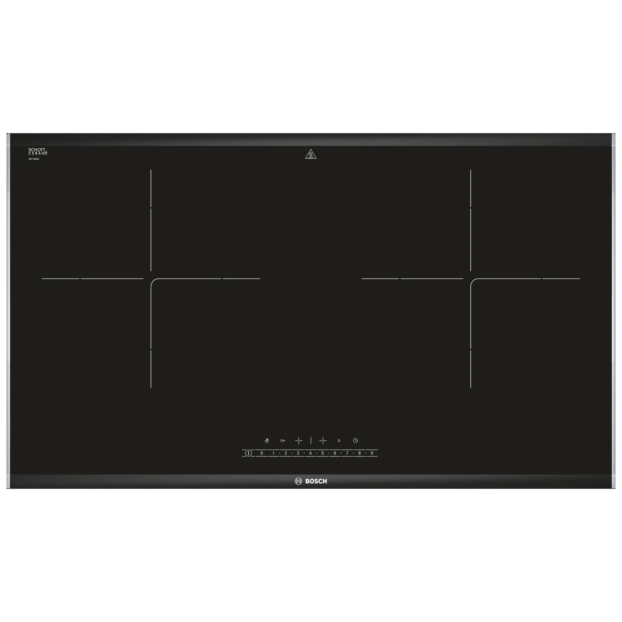 Bếp từ âm 2 vùng nấu Bosch PPI82560MS Serie 8