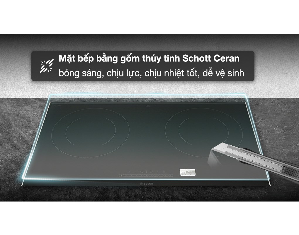 Bếp từ âm 2 vùng nấu Bosch PPI82566VN Serie 8 - Ảnh 8