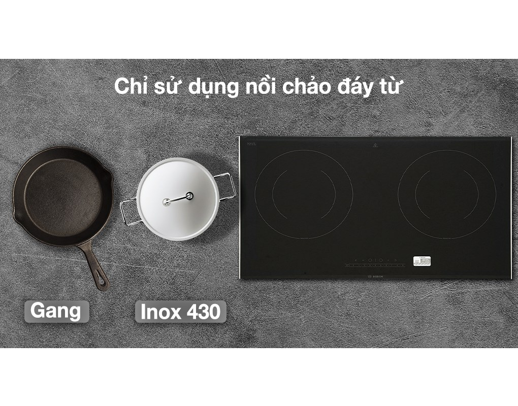 Bếp từ âm 2 vùng nấu Bosch PPI82566VN Serie 8 - Ảnh 7