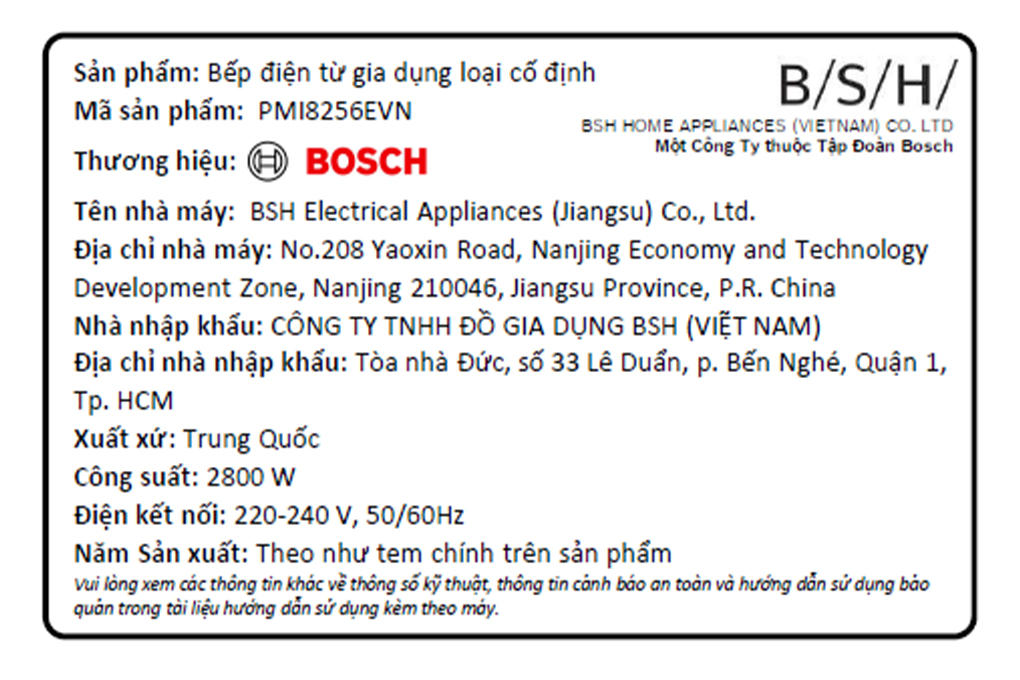 Bếp từ âm 2 vùng nấu Bosch PMI8256EVN - Ảnh 5