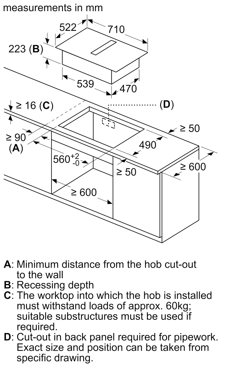 Bếp từ kết hợp hút mùi BOSCH PVQ731F15E Serie 6 - Ảnh 5