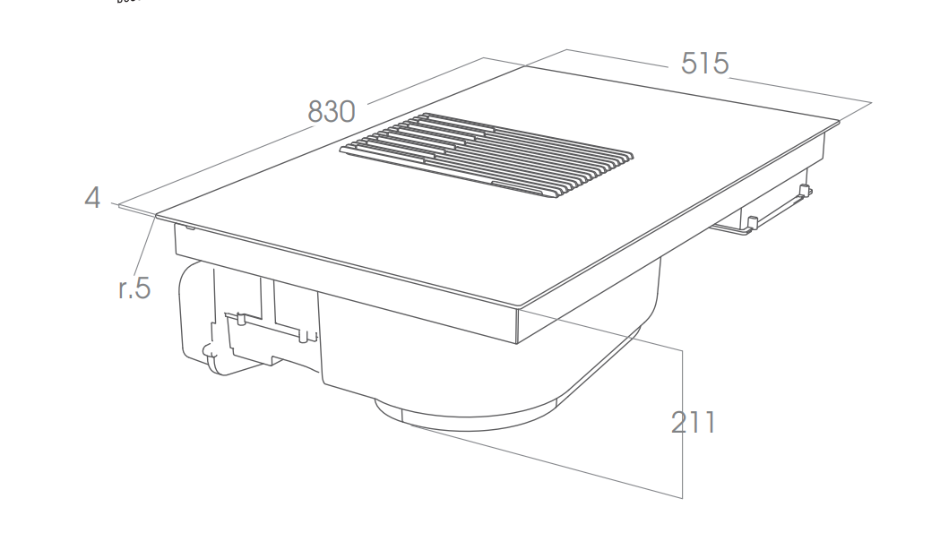 Bếp từ kết hợp máy hút mùi Elica NIKOLATESLA LIBRA BL/A/83 – PRF0147744 (Màu đen) - Ảnh 8
