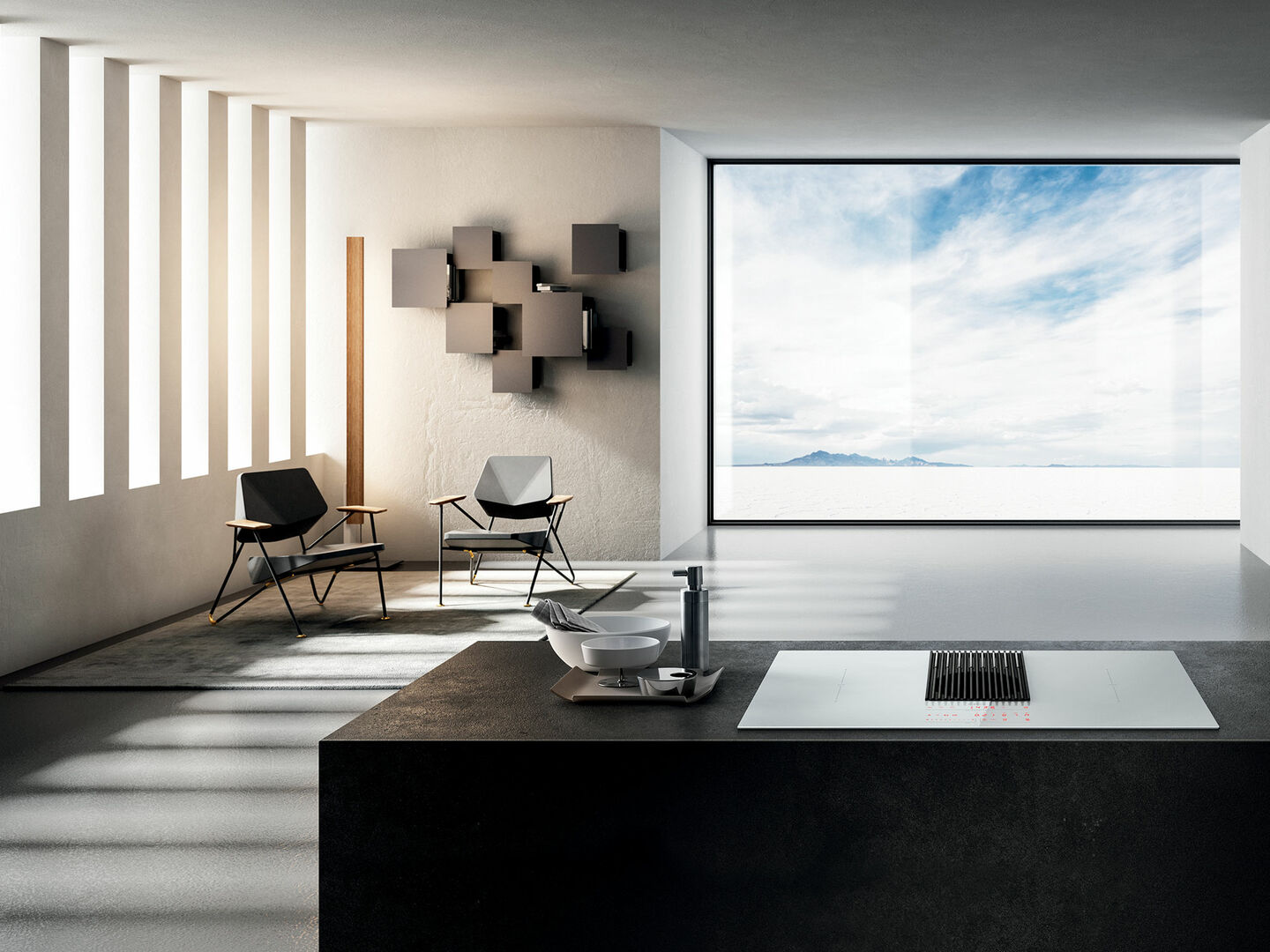 Bếp từ kết hợp máy hút mùi Elica NIKOLATESLA LIBRA WH/A/83 - PRF0147774 (Màu trắng) - Ảnh 4