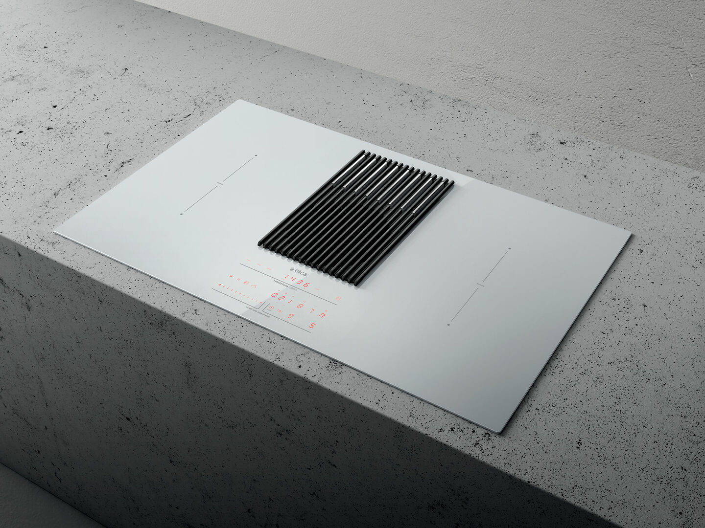 Bếp từ kết hợp máy hút mùi Elica NIKOLATESLA LIBRA WH/A/83 - PRF0147774 (Màu trắng)