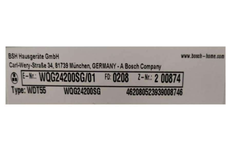 Máy sấy bơm nhiệt WQG24200SG Serie 6, 9kg - Ảnh 4