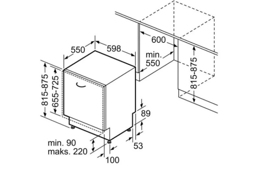 Máy rửa chén âm toàn phần Bosch SMV6ZCX16E Serie 6 Sấy Zeolight - Ảnh 5