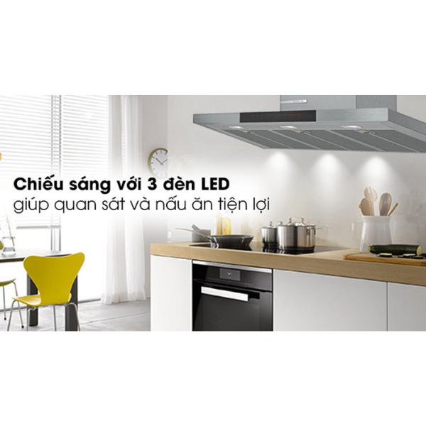 Máy hút mùi treo tường Bosch DWB98JQ50B Serie 8 - Khổ 90cm, công suất mạnh - Ảnh 13