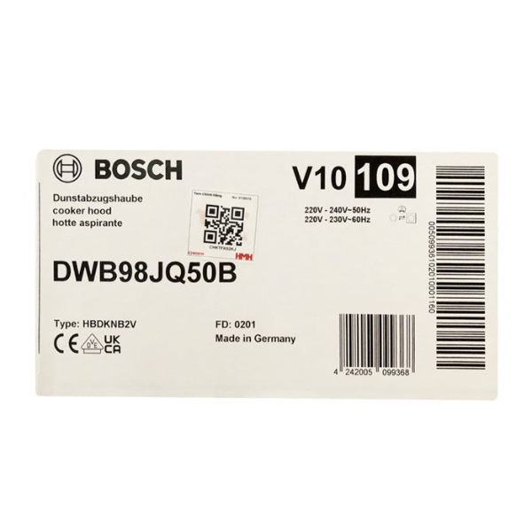 Máy hút mùi treo tường Bosch DWB98JQ50B Serie 8 - Khổ 90cm, công suất mạnh - Ảnh 14