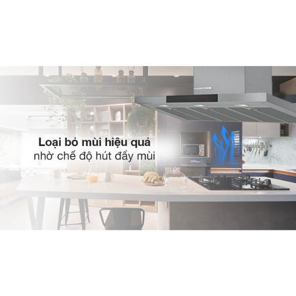 Máy hút mùi treo tường Bosch DWB98JQ50B Serie 8 - Khổ 90cm, công suất mạnh - Ảnh 7