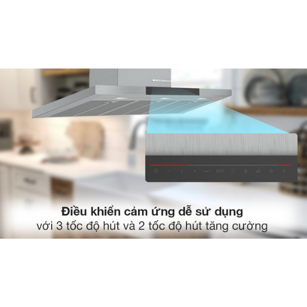 Máy hút mùi treo tường Bosch DWB98JQ50B Serie 8 - Khổ 90cm, công suất mạnh - Ảnh 9