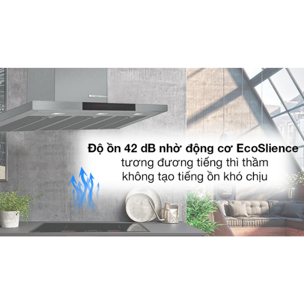 Máy hút mùi treo tường Bosch DWB98JQ50B Serie 8 - Khổ 90cm, công suất mạnh - Ảnh 10