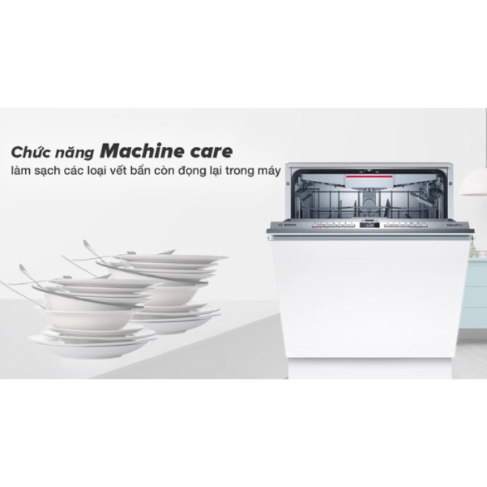 Máy rửa chén âm toàn phần Bosch SMV4ECX14E Serie 4 Hé cửa - Ảnh 6