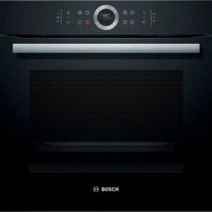 Lò nướng âm Bosch HBG675BB1 Serie 8, nhiệt phân màu đen