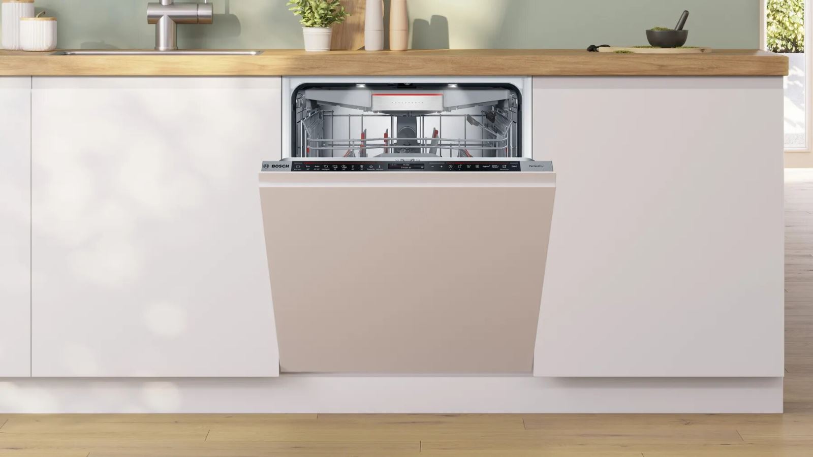 Máy rửa chén âm toàn phần Bosch SMD8TCX04E Serie 8 Sấy Zeolight + Hé cửa - Ảnh 2