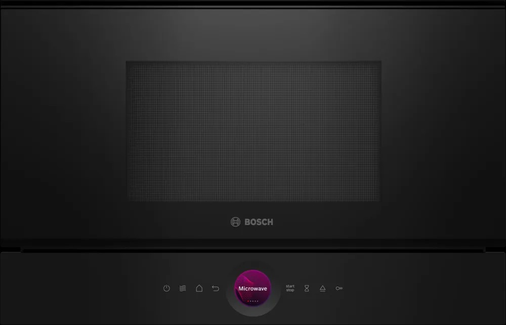 Lò vi sóng âm tủ Bosch BFL7221B1 Serie 8, màu đen, không đĩa xoay