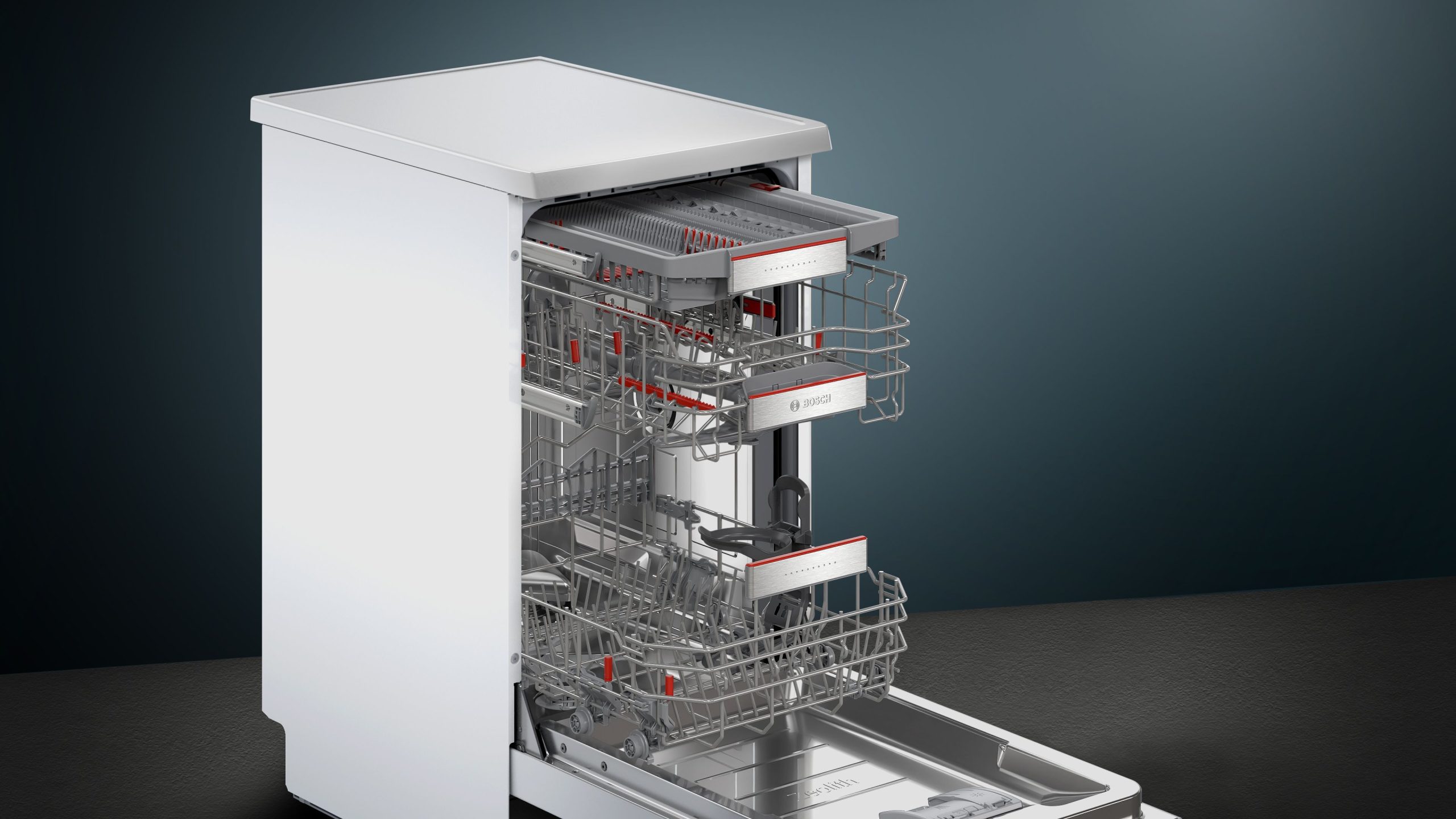 Máy rửa chén độc lập Bosch SMS6YMI14E Serie 8 - 45cm, Sấy Zeolight + Hé cửa - Ảnh 2