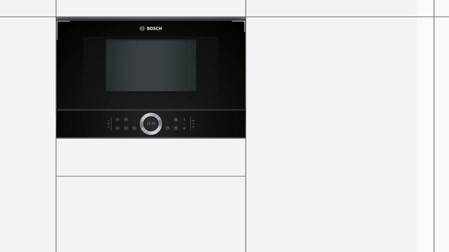 Lò Vi Sóng Âm Tủ Bosch BFL634GB1 serie 8, màu đen - Ảnh 6