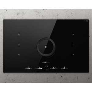 Bếp gas kết hợp hút mùi Elica NIKOLASTESLA FLAME BL/A/88 – PRF0159616 (Kính đen)