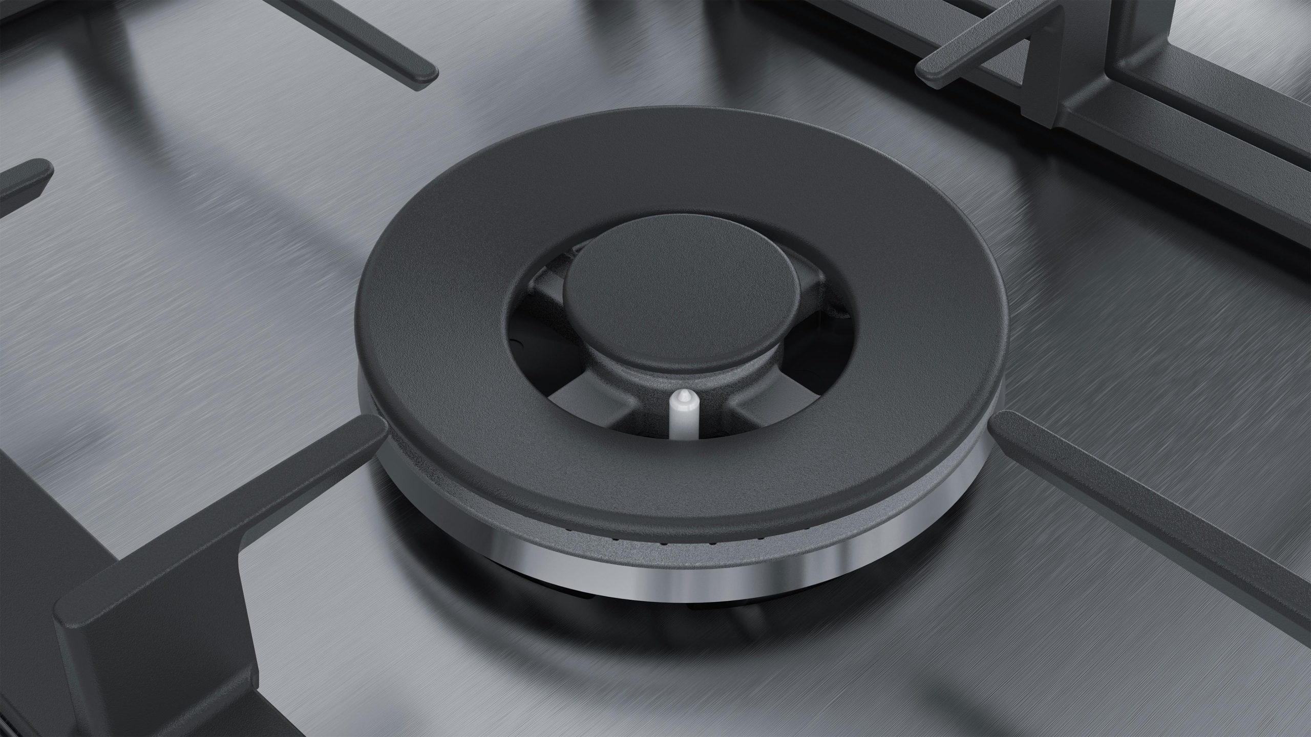 Bếp gas âm Bosch PCC6A5B90 Serie 6 - 3 vùng nấu - Thép không gỉ - Ảnh 4