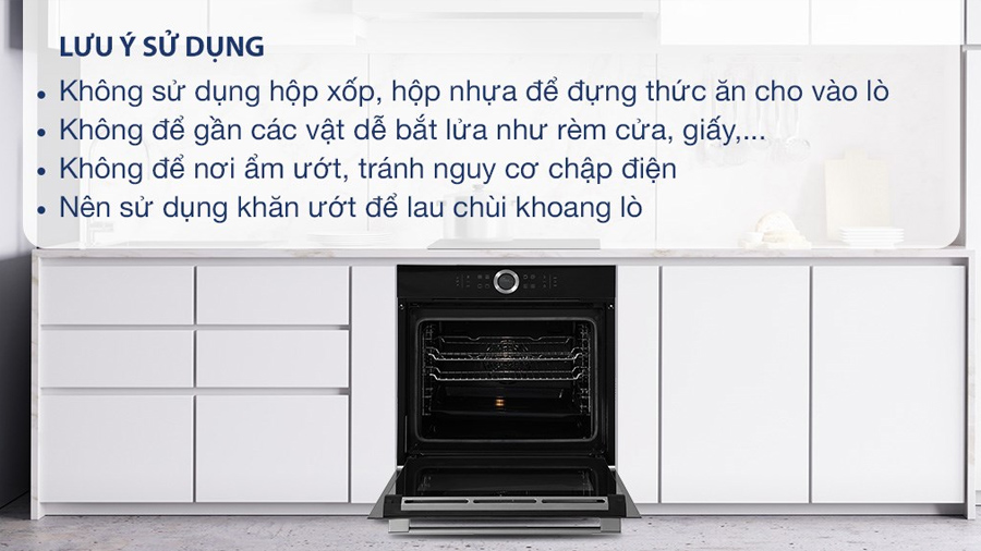 Lò nướng âm Bosch HBG634BB1B Serie 8, Ecoclean màu đen - Ảnh 10