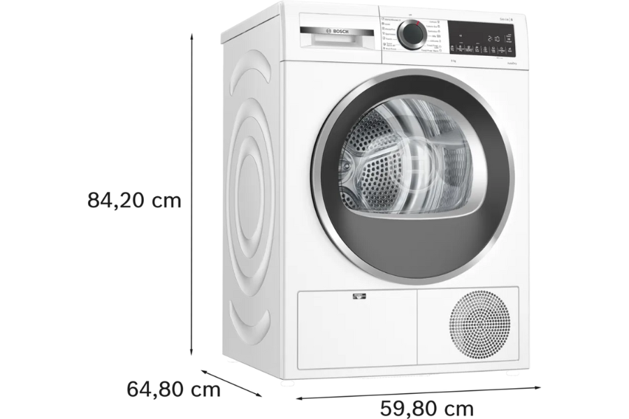 Máy sấy ngưng tụ Bosch WPG24100MY Serie 6, 9kg - Ảnh 9