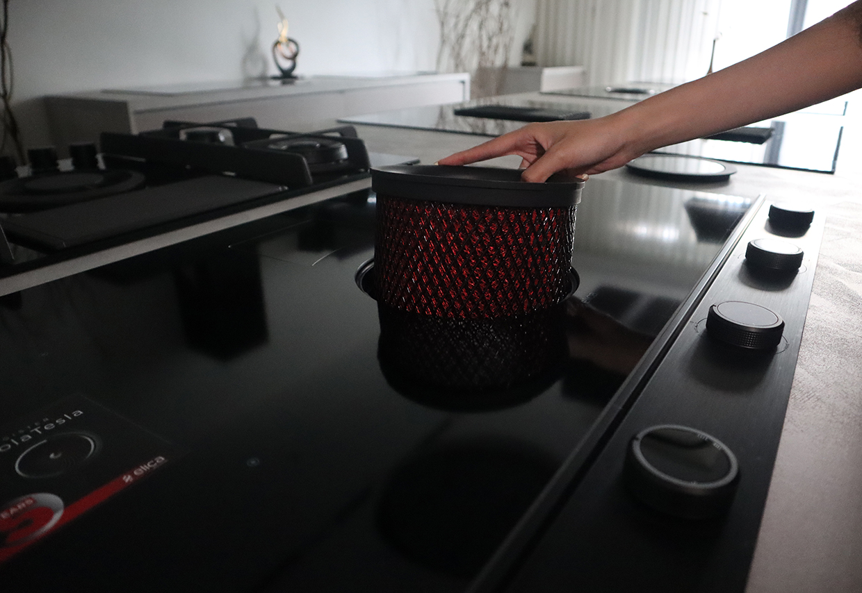 Bếp từ kết hợp hút mùi Elica NIKOLATESLA UNPLUGGED BLIX/A/90 PRF0184547 (Thép không gỉ) - Ảnh 11